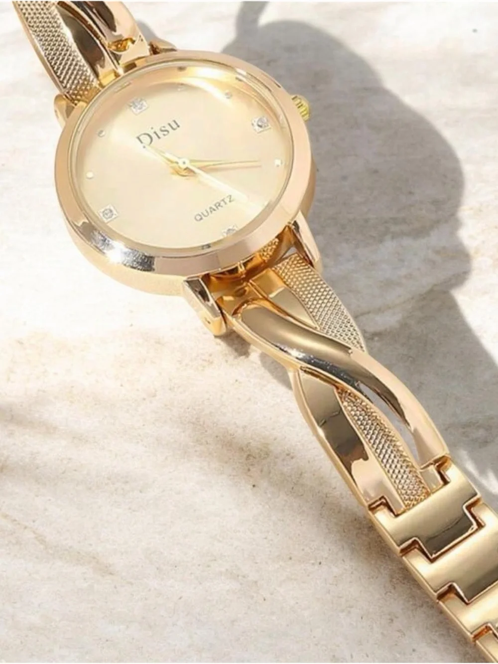Women's Gold Bracelet Quartz Watch